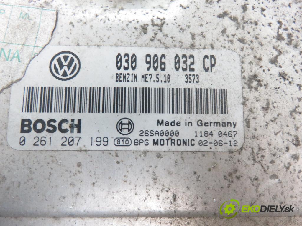 VW LUPO (6X1, 6E1) HB 2002 37,00 1 - AER 999,00 spinačka / imobilizéra IMMO / Riadiaca jednotka 0261207199 ; 030906032CP ; 6X0953257