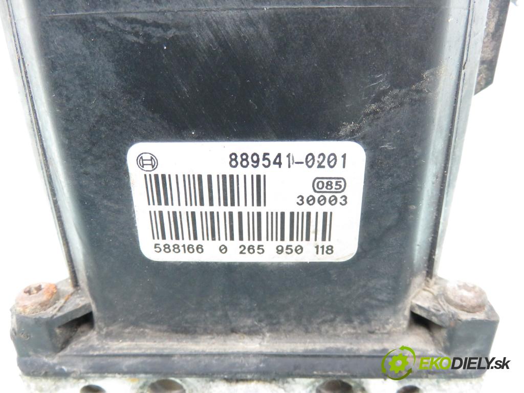 TOYOTA COROLLA (_E12_) HB 2002 81,00 1.6 VVT-i (ZZE121_) - 3ZZ-FE 1598,00 Pumpa ABS 0265950118 ; 0265225262 (Pumpa ABS)