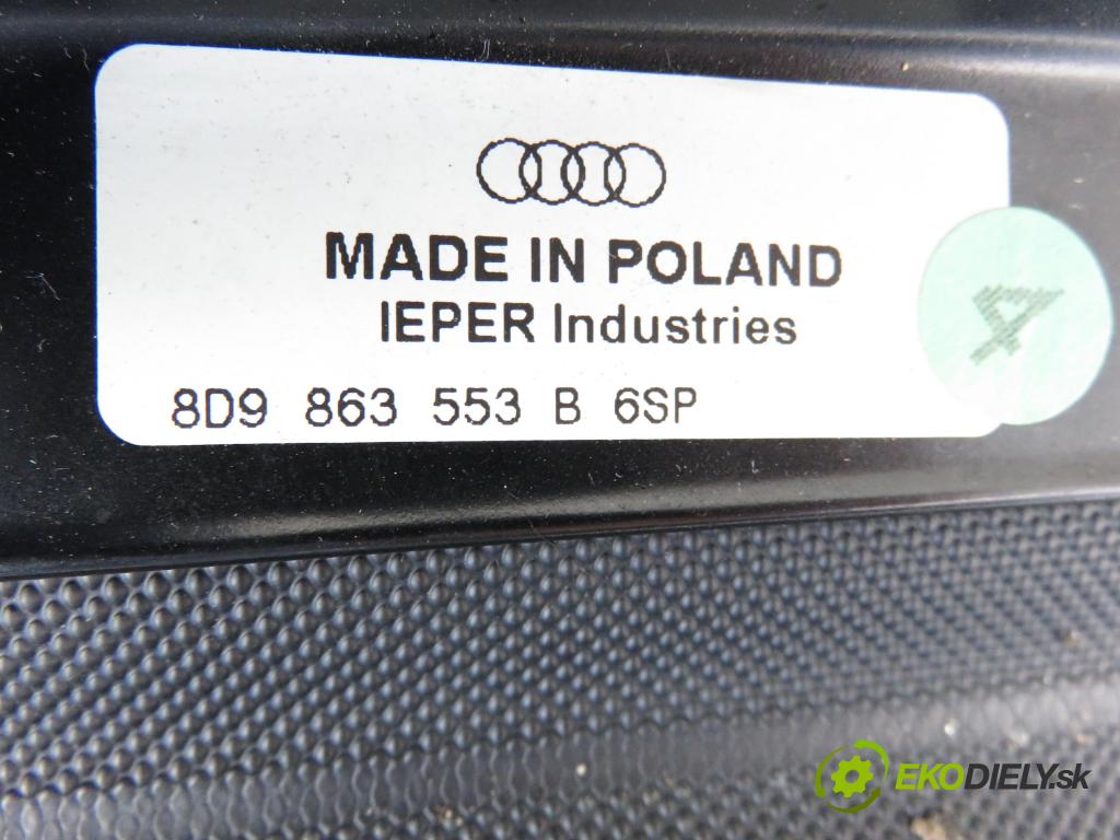 AUDI A4 (8D2, B5) KOMBI 1997 92,00 1.8 - ADR 1781,00 Roleta kufr 8D9863553B