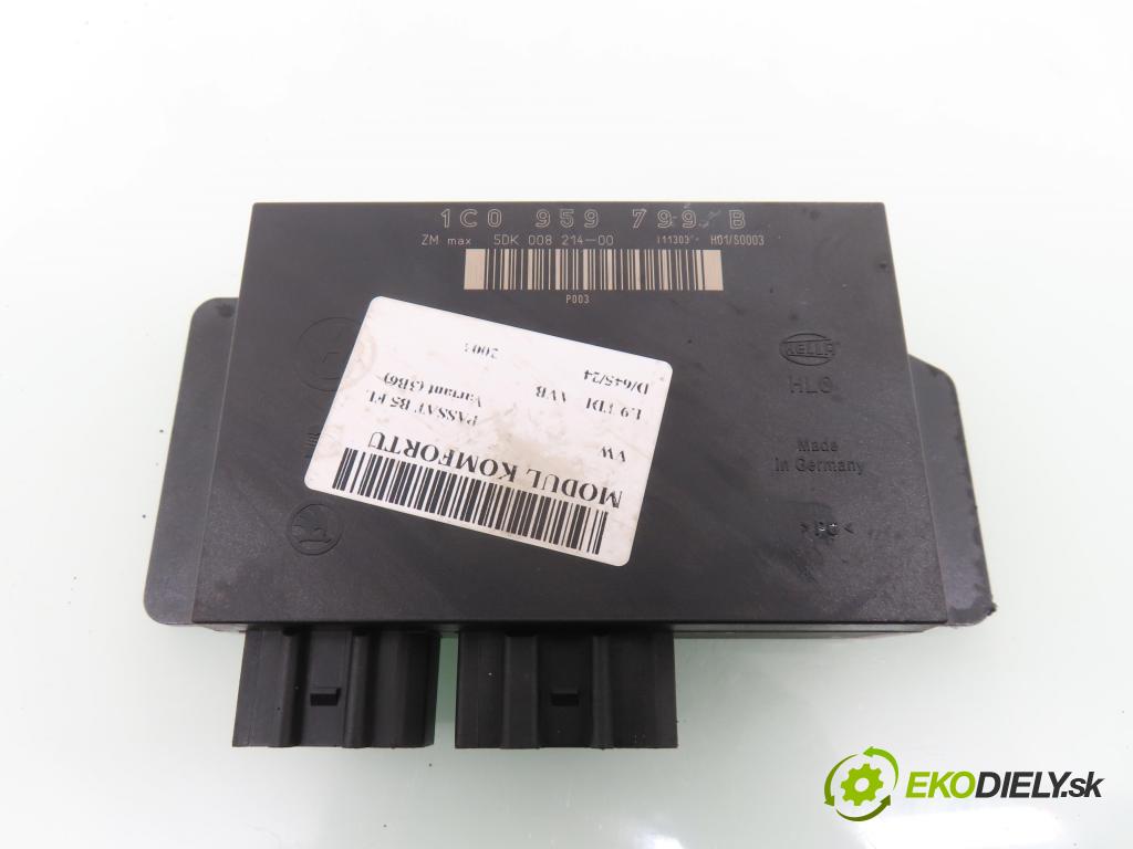 VW PASSAT B5.5 Variant (3B6) KOMBI 2003 74,00 1.9 TDI PD 101 - AVB 1896,00 MODUL komfortu 1C0959799B