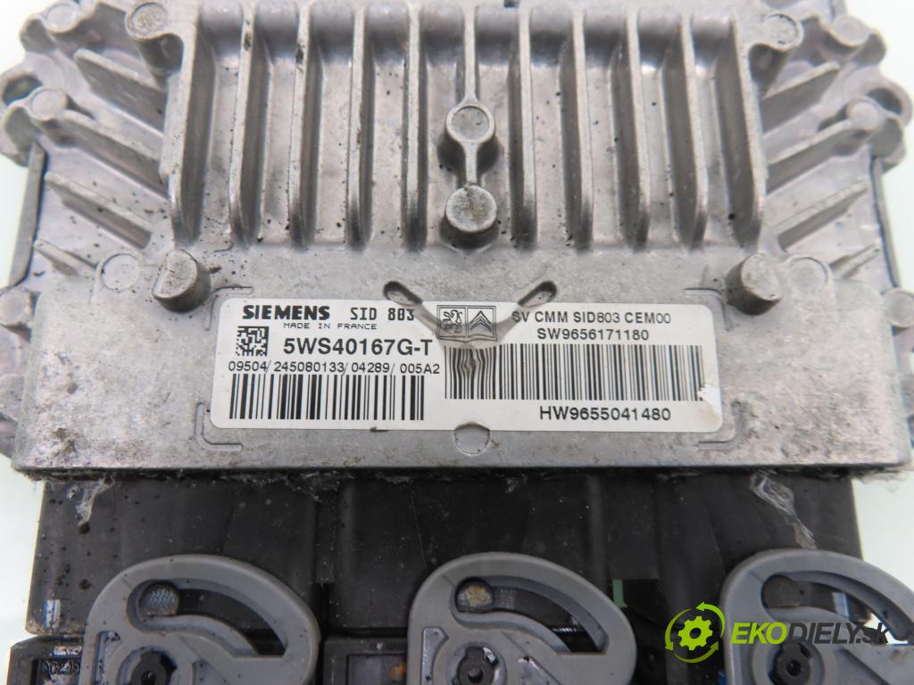 PEUGEOT 407 (6D_) SEDAN 2006 80,00 1.6 HDi 110 - 9HZ (DV6TED4) 1560,00 řídící jednotka motora 5WS40167GT ; SW9656171180 ; HW9655041480