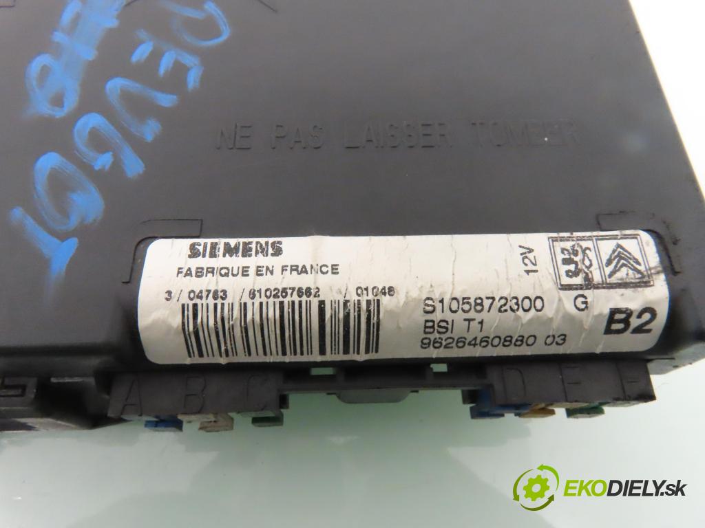 PEUGEOT 206 liftback (2A/C) HB 2001 51,00 1.9 D - WJY (DW8B) 1868,00 MODUL BSI S105872300G ; 9626460880