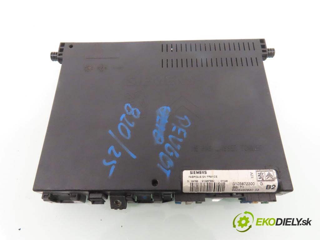 PEUGEOT 206 liftback (2A/C) HB 2001 51,00 1.9 D - WJY (DW8B) 1868,00 MODUL BSI S105872300G ; 9626460880