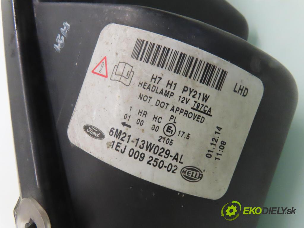 FORD S-MAX (WA6) MINIVAN 2007 103,00 2.0 TDCi - QXWB 1997,00 Svetlo PP 6M2113W029AL ; 1EJ00925002