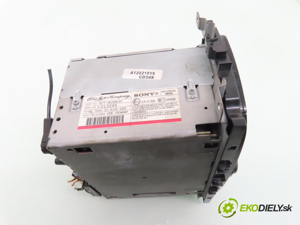 FORD S-MAX (WA6) MINIVAN 2007 103,00 2.0 TDCi - QXWB 1997,00 RADIO CD 7S7T18C939AF