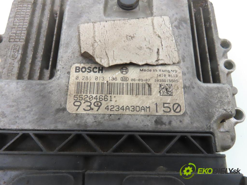 ALFA ROMEO 159 Sportwagon (939_) SEDAN 2006 110,00 1.9 JTDM 16V - 939 A2.000 1910,00 Riadiaca jednotka Motor 0281013138 ; 55204661