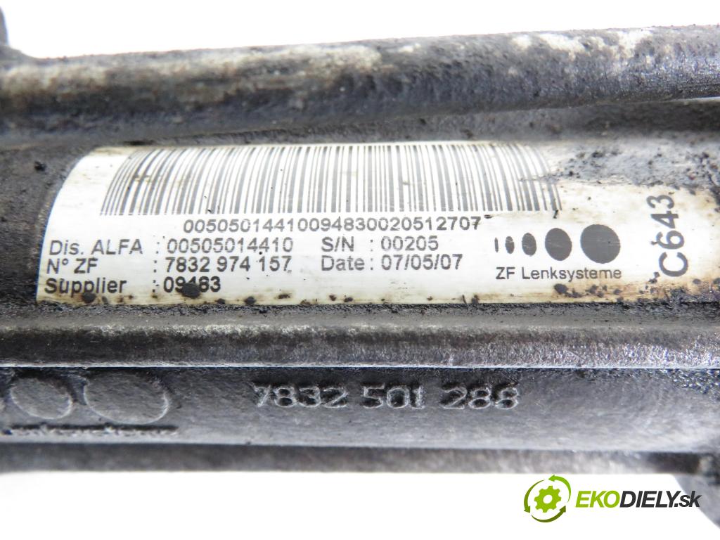 ALFA ROMEO 159 (939_) SEDAN 2006 85,00 1.9 JTDM 8V - 937 A7.000 1910,00 řízení ZE posilovačem 00505014410 ; 7832974157 ; 7832501288