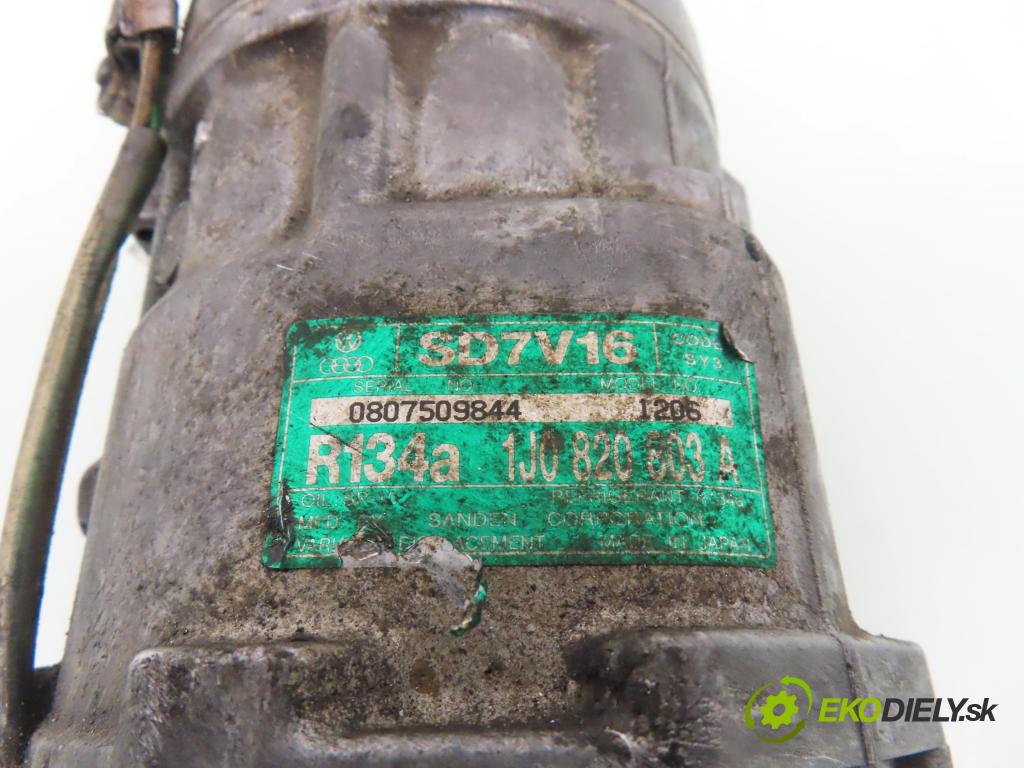 VW GOLF IV (1J1) HB 1998 66,00 1.9 TDI 90 - ALH 1896,00 KOMPRESOR: klimatizácie 1J0820803A (Kompresor klimatizácie)