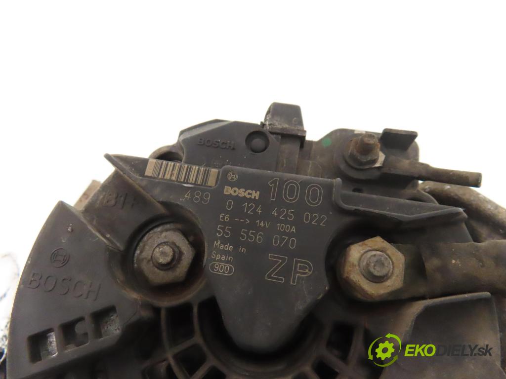 OPEL ZAFIRA A Nadwozie Wielkopojemne (MPV) (T98)  MINIVAN 2004 92,00 1.8 16V 125 - Z 18 XE 1796,00 Alternátor 0124425022 ; 55556070 (Alternátor)