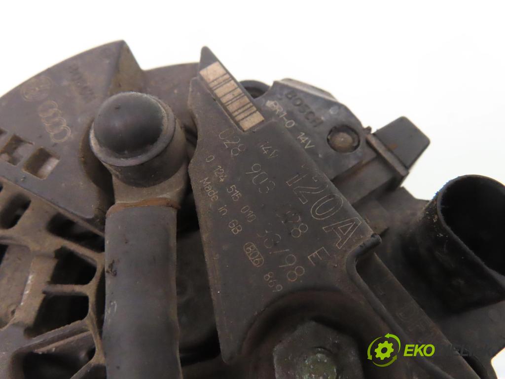 VW GOLF IV (1J1) HB 2001 96,00 1.9 TDI - ASZ 1896,00 Alternátor 028903028E ; 0124515010 (Alternátor)