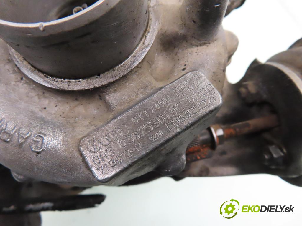 VW GOLF IV (1J1) HB 1998 66,00 1.9 TDI 90 - ALH 1896,00 RYCHLONABÍJEČKA: 038253019C (Kompletní turbodmychadlo)