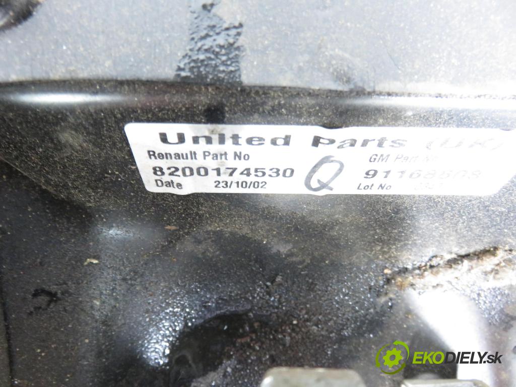 OPEL VIVARO A Skrzynia (X83) FURGON 2003 74,00 1.9 DTI 101 - F9Q 760 1870,00 přeložení 8200174530 ; 8200003516 ; 510002511