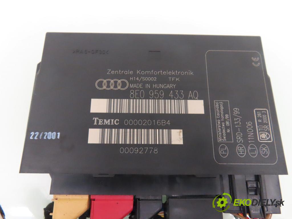 AUDI A4 (8E2, B6) SEDAN 2001 96,00 2.0 20V 130 - ALT 1984,00 MODUL komfortu 8E0959433AQ