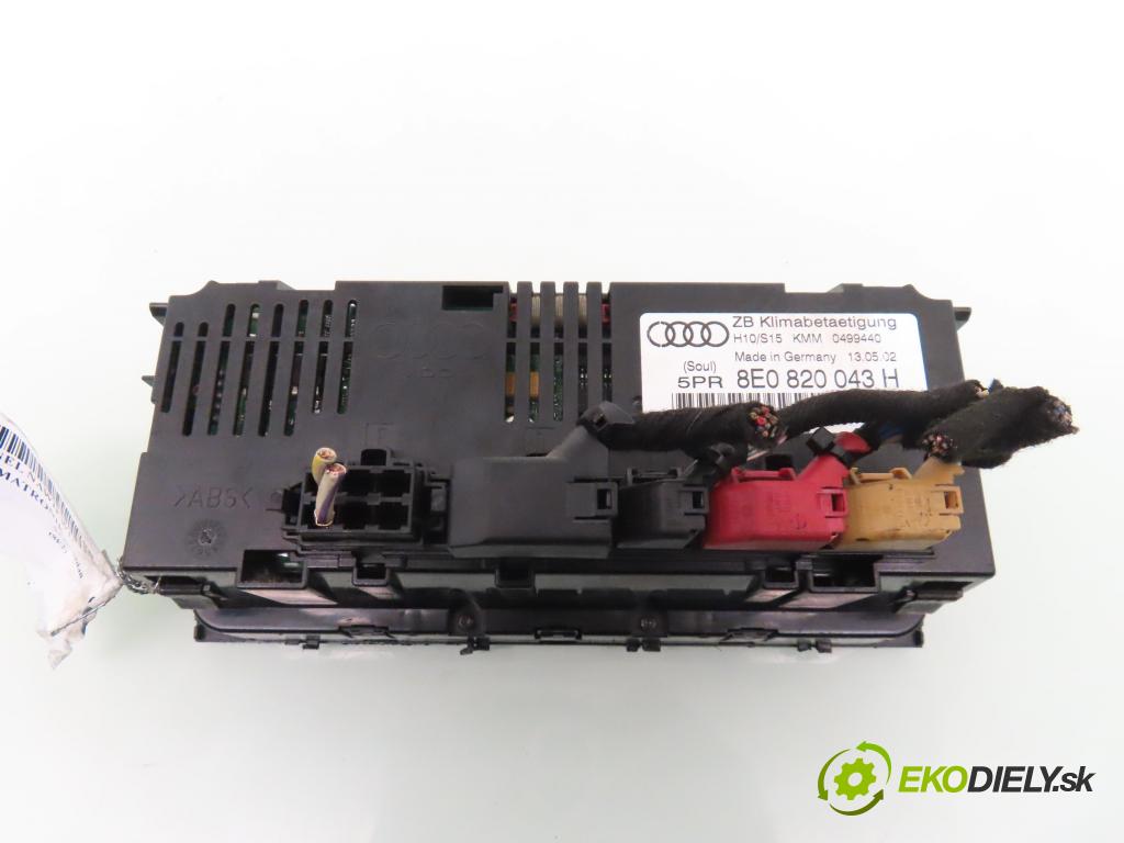 AUDI A4 (8E2, B6) SEDAN 2001 96,00 2.0 20V 130 - ALT 1984,00 Panel topení KLIMATRONIK 8E0820043H