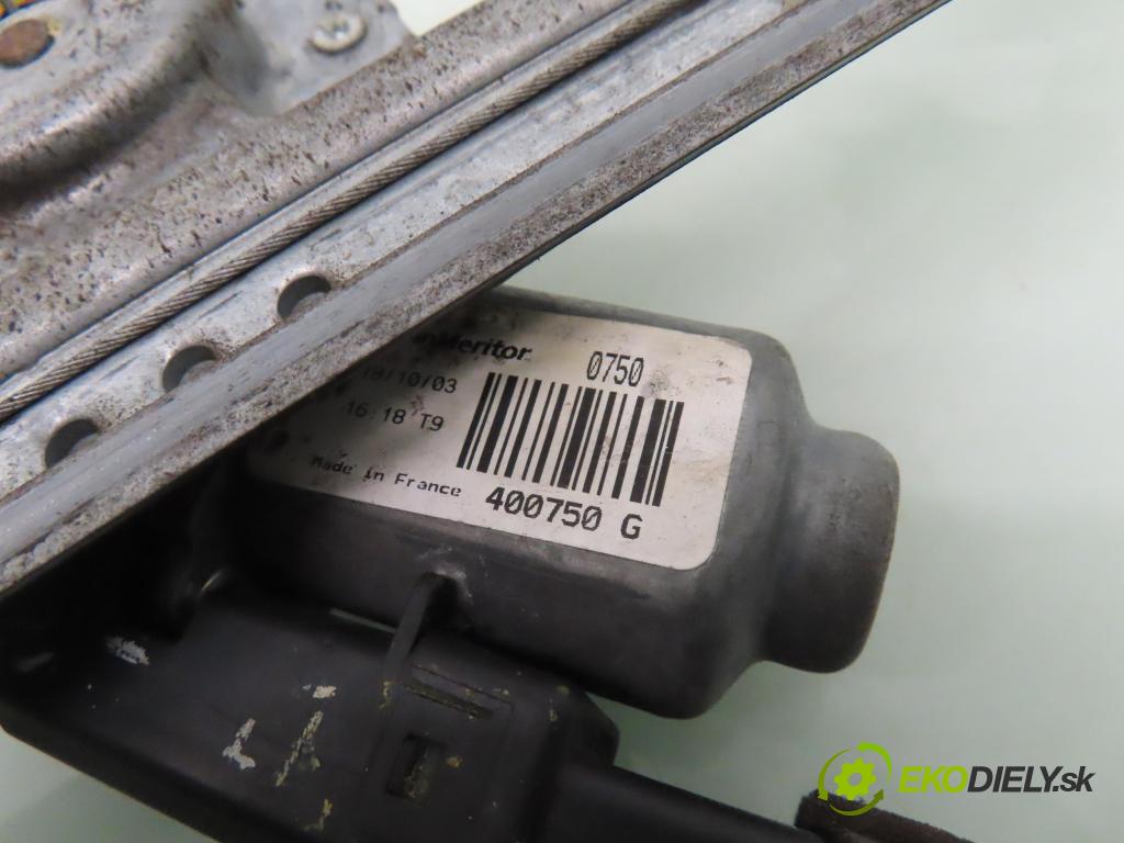 RENAULT SCENIC II (JM0/1_) MINIVAN 2003 60,00 1.5 dCi (JM0F) - K9K 722 1461,00 Mechanizmus okien PTE 400750G