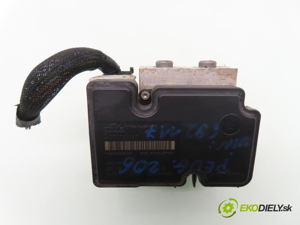 PEUGEOT 206 liftback (2A/C) HB 2001 51,00 1.9 D - WJY (DW8B) 1868,00 Pumpa ABS 10097011373 ; 9659136980 (Pumpa ABS)