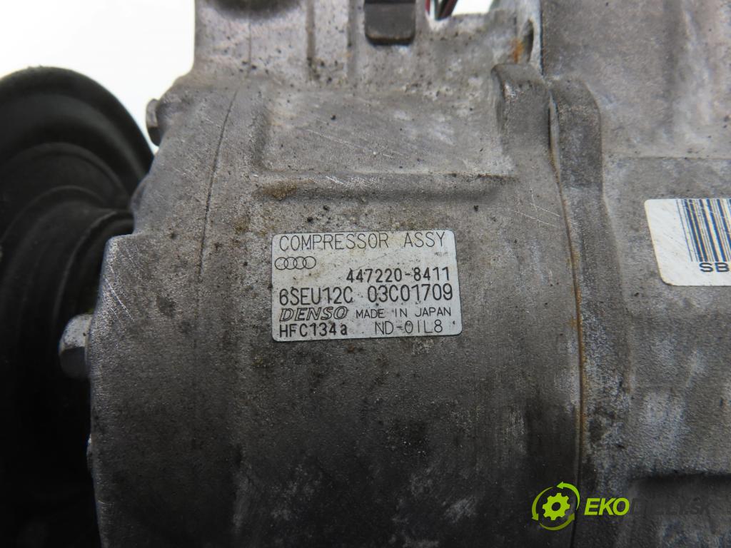 AUDI A4 (8E2, B6) SEDAN 2001 96,00 2.0 20V 130 - ALT 1984,00 KOMPRESOR: klimatizácie 4472208411 ; 8E0260805G (Kompresor klimatizácie)