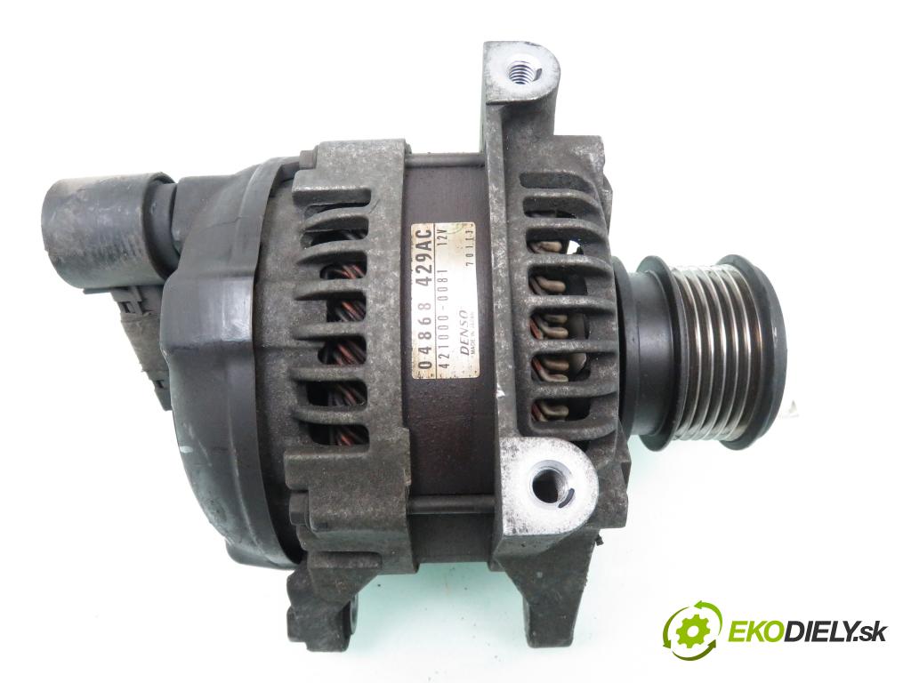 CHRYSLER VOYAGER IV (RG, RS) VAN 2002 105,00 2.5 CRD 143 - ENJ 2499,00 Alternátor 04868429AC ; 4210000081 (Alternátor)