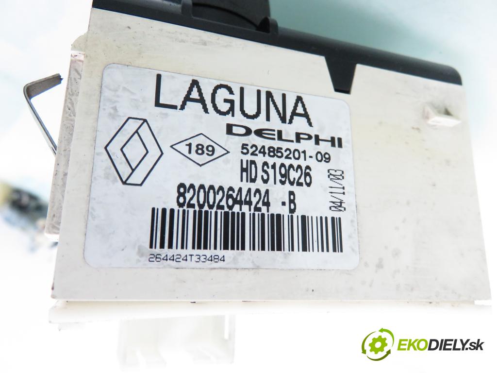 RENAULT LAGUNA II (BG0/1_) LIFTBACK 2003 88,00 1.8 16V (BG06, BG0J, BG0M) - F4P 774 1783,00 Panel topení KLIMATRONIK 8200264424