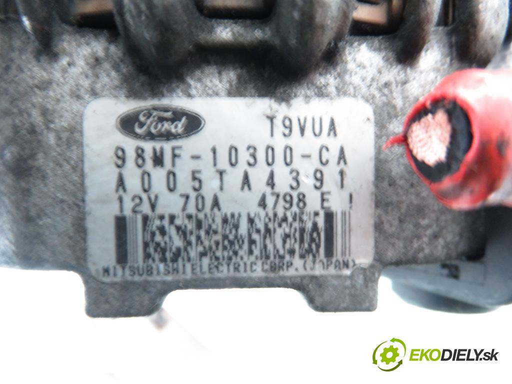 FORD FIESTA IV (JA_, JB_) HB 1999 55,00 1.25 i 16V - DHB 1242,00 Alternátor 98MF10300CA ; A005TA4391 (Alternátor)