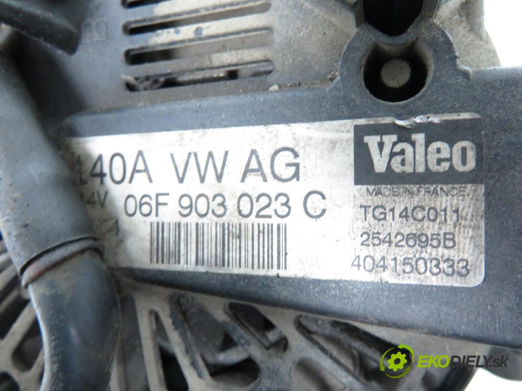 SEAT ALTEA (5P1) MINIVAN 2004 77,00 1.9 TDI PD 105 - BXE 1896,00 Alternátor 06F903023C ; TG14C011 (Alternátor)