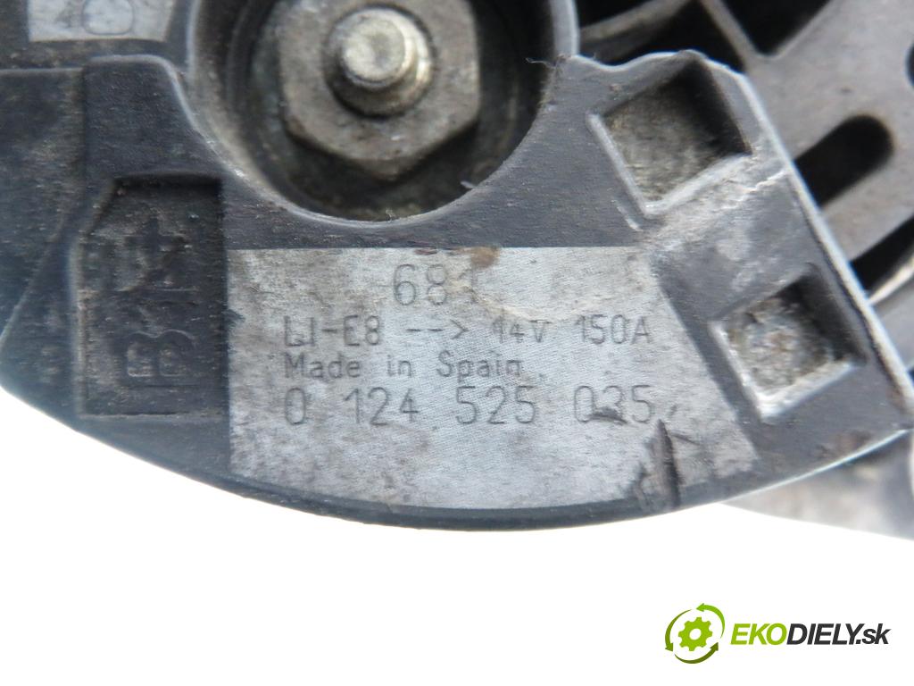 CITROEN C4 I (LC_) HB 2006 66,00 1.6 HDi - 9HX (DV6ATED4) 1560,00 Alternátor 0124525035 ; 9646321880 (Alternátor)