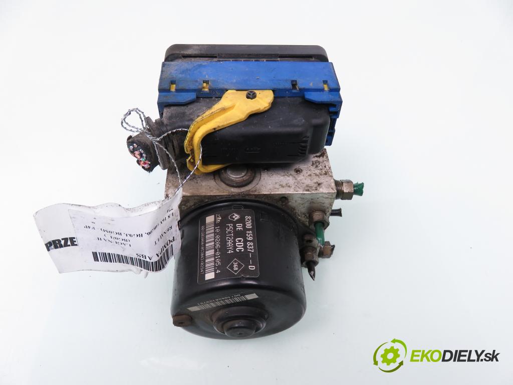 RENAULT LAGUNA II (BG0/1_) LIFTBACK 2003 88,00 1.8 16V (BG06, BG0J, BG0M) - F4P 774 1783,00 Pumpa ABS 10096014233 ; 8200159837D ; 10020601054 (Pumpa ABS)
