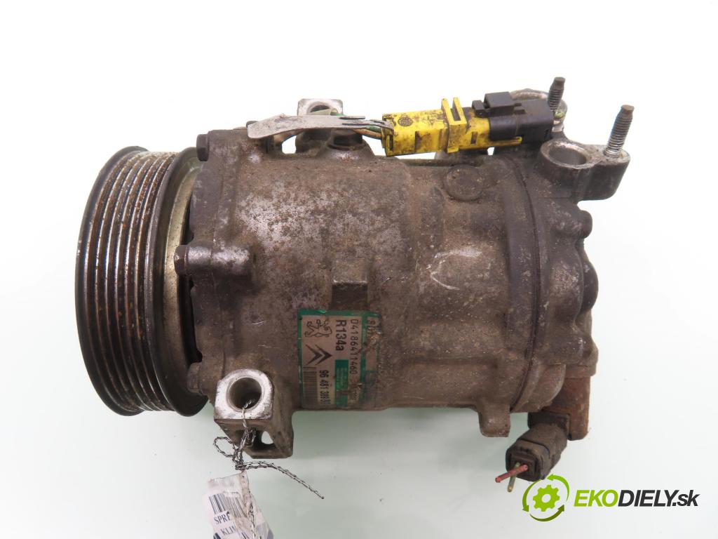 PEUGEOT 407 (6D_) SEDAN 2006 80,00 1.6 HDi 110 - 9HZ (DV6TED4) 1560,00 KOMPRESOR: klimatizácie 9648138980 (Kompresor klimatizácie)