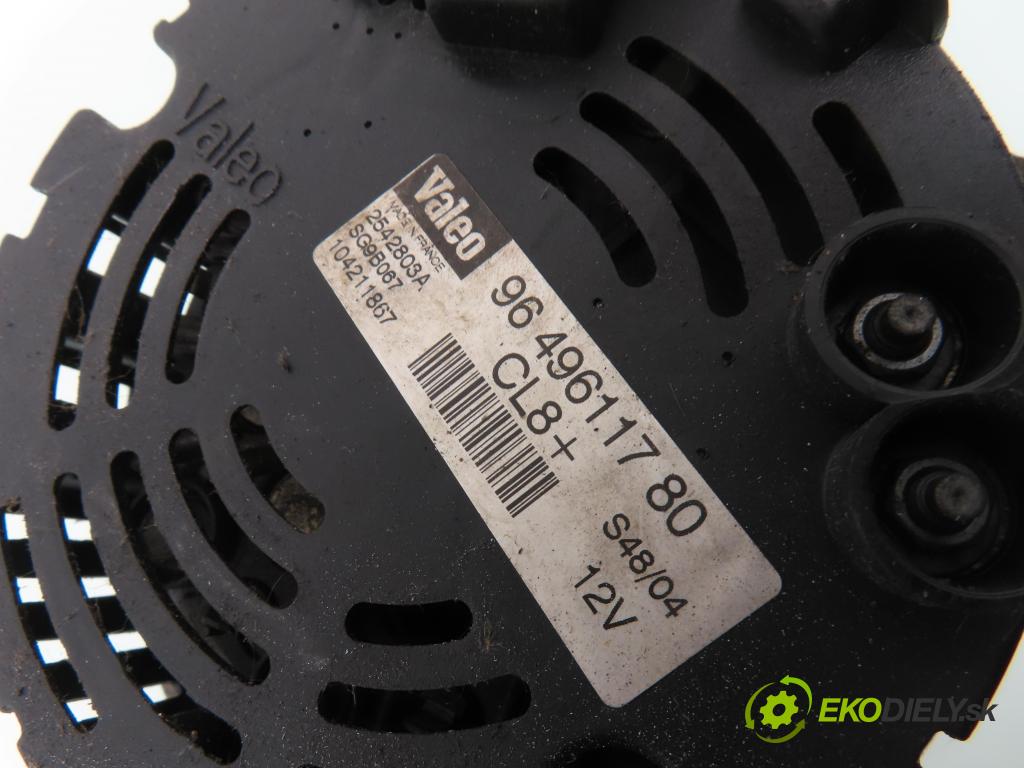 PEUGEOT 206 liftback (2A/C) HB 2002 55,00 1.4 75 - KFW 1360,00 Alternátor 9649611780 (Alternátor)