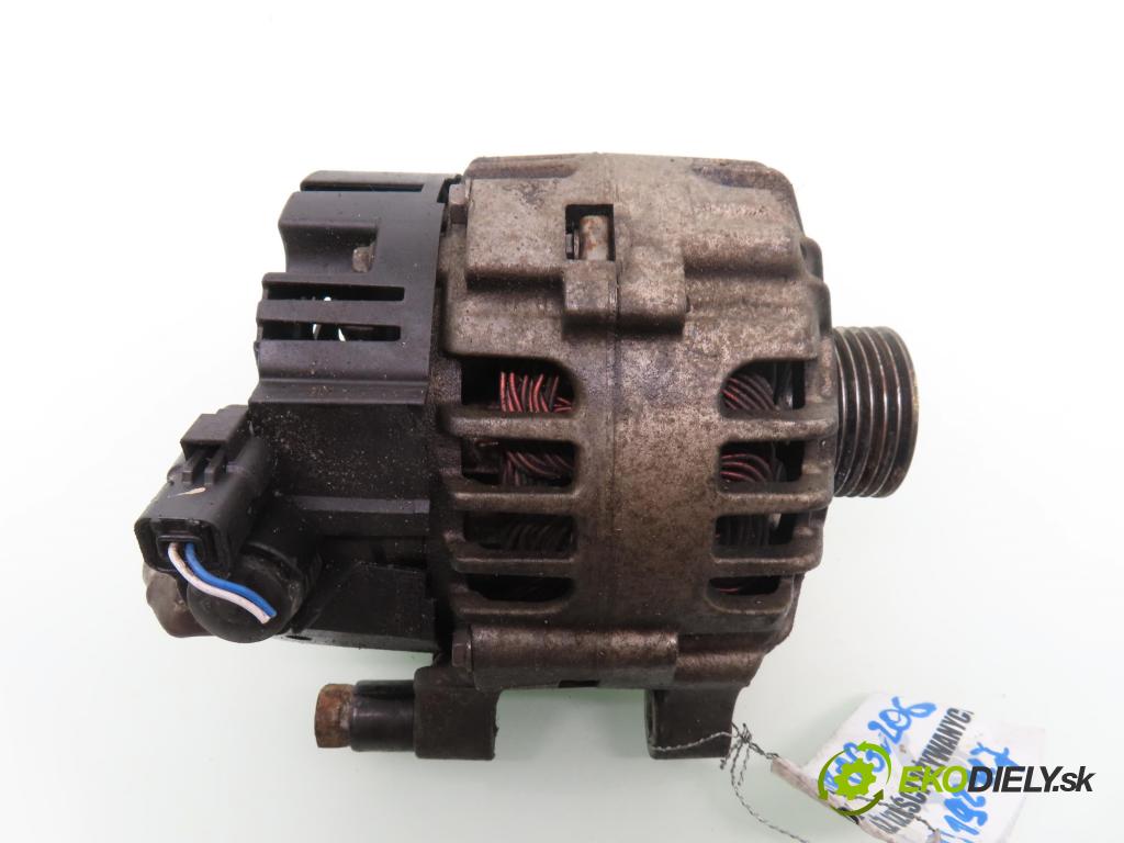 PEUGEOT 206 liftback (2A/C) HB 2002 55,00 1.4 75 - KFW 1360,00 Alternátor 9649611780 (Alternátor)