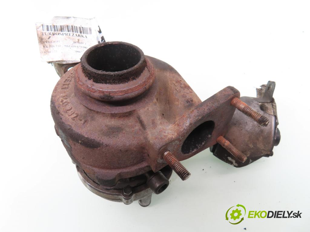 PEUGEOT 407 SW (6E_) KOMBI 2005 100,00 2.0 HDi 135 - RHR 1997,00 RYCHLONABÍJEČKA:  (Kompletní turbodmychadlo)