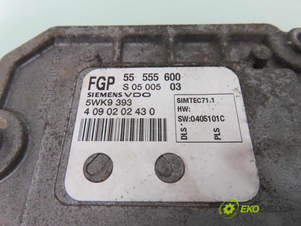 OPEL ZAFIRA A Nadwozie Wielkopojemne (MPV) (T98)  MINIVAN 2004 92,00 1.8 16V 125 - Z 18 XE 1796,00 spínačka / imobilizéra IMMO / řídící jednotka 55555600 ; 5WK9393