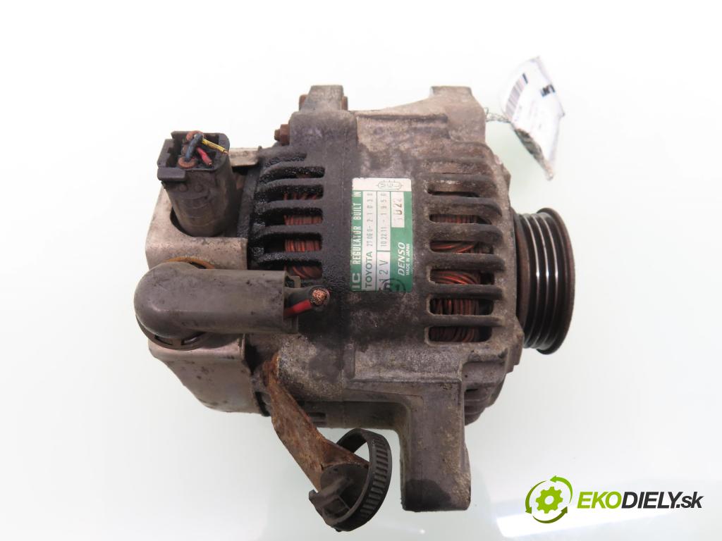TOYOTA YARIS (_P1_) HB 2000 63,00 1.3 VVTi 86 - 2NZ-FE 1299,00 Alternátor 2706021030 (Alternátor)