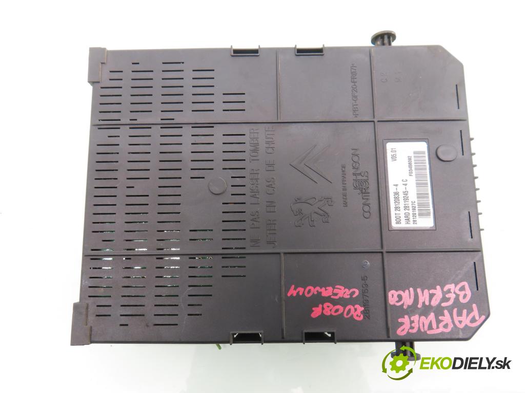 PEUGEOT PARTNER Skrzynia FURGON 2008 66,00 1.6 HDi 8V 90 1560,00 MODUL BSI 966405898001