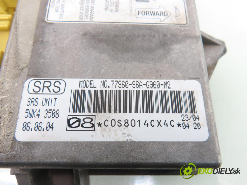 HONDA CIVIC VII Hatchback (EU, EP, EV) HB 2004 66,00 1.4 iS (EP1) - D14Z5 1396,00 MODUL air BAG 77960S6AG960M2 ; 5WK43508