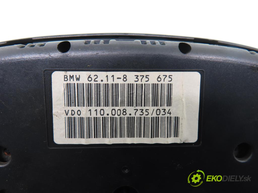 BMW 5 Touring (E39) KOMBI 1998 105,00 525 tds 143 - M51 D25 (256T1) 2497,00 prístrojovka elektrický 8375675 ; 110008735034