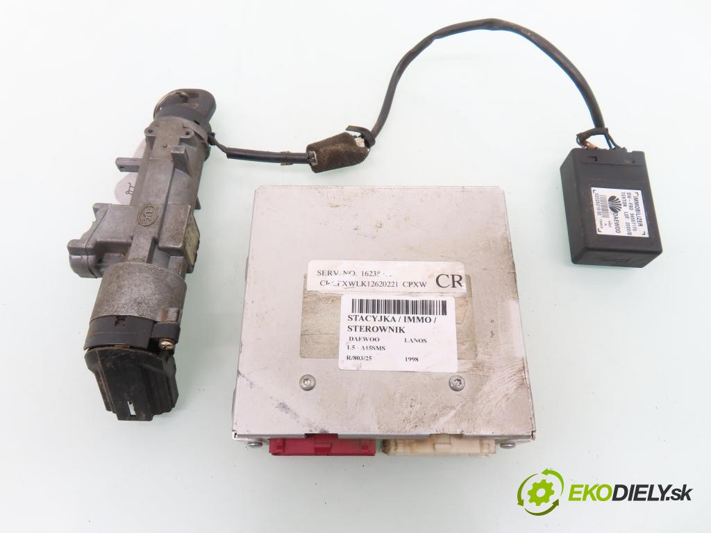 DAEWOO LANOS (KLAT) HB 2002 73,00 1.5 16V - A15DMS 1498,00 spínačka / imobilizéra IMMO / řídící jednotka 16238981