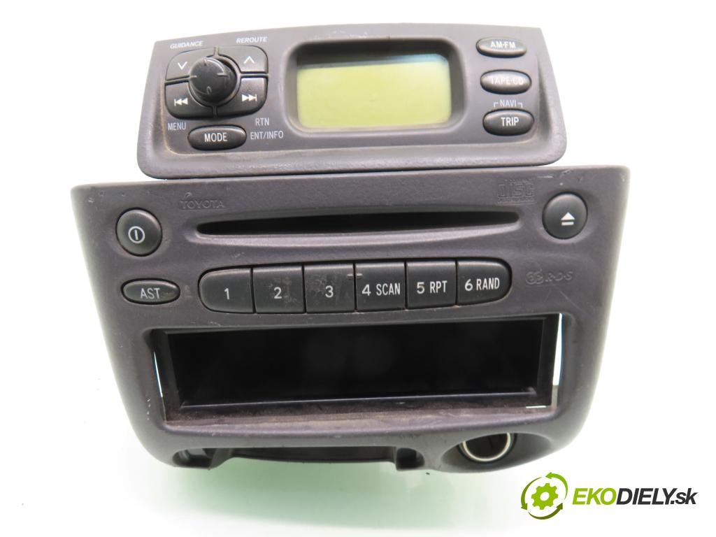 TOYOTA YARIS (_P1_) HB 2000 63,00 1.3 VVTi 86 - 2NZ-FE 1299,00 RADIO CD 8612052030 ; 8611052021B0