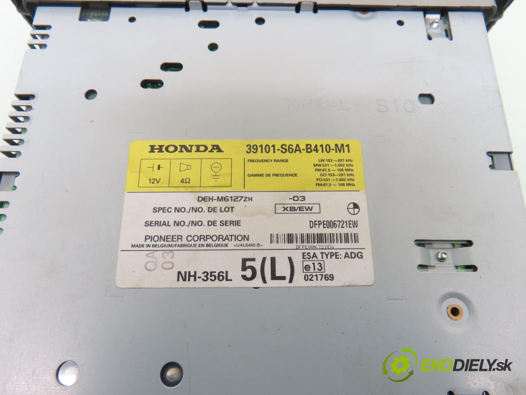 HONDA CIVIC VII Hatchback (EU, EP, EV) HB 2004 66,00 1.4 iS (EP1) - D14Z5 1396,00 RADIO CD 39101S6AB410M1