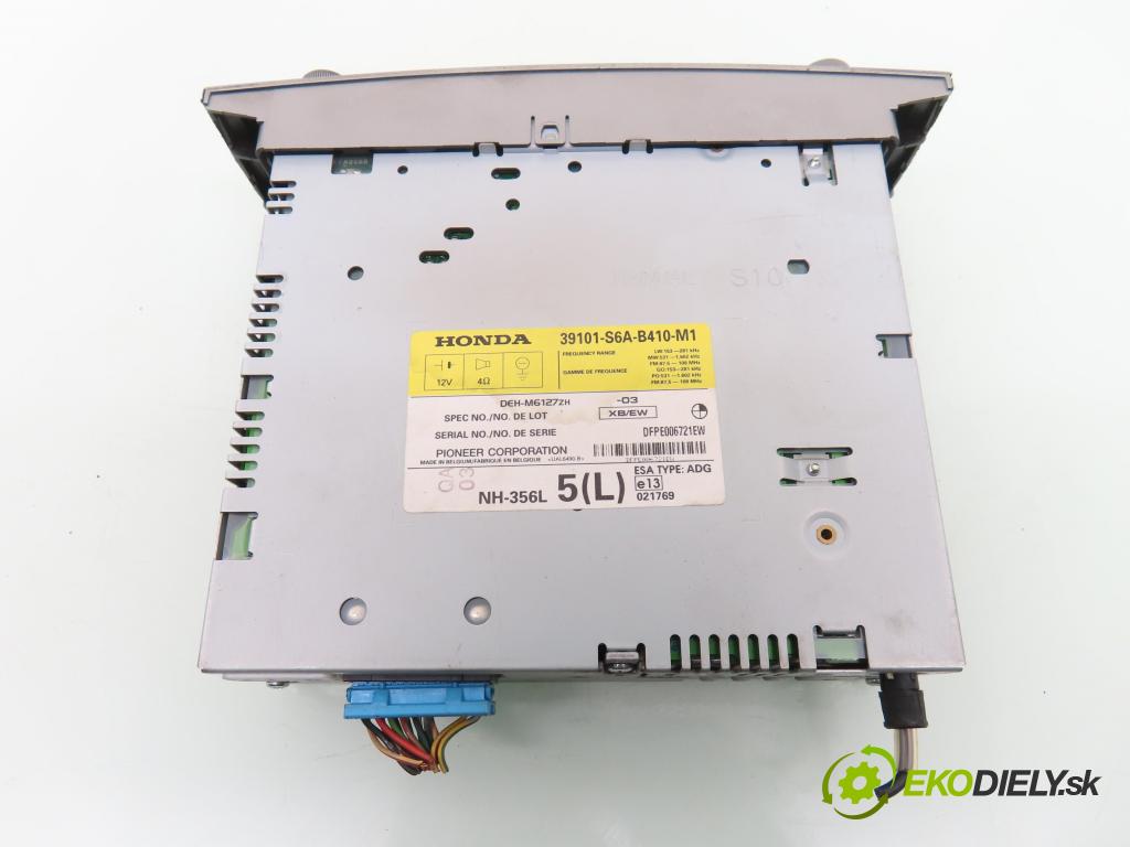 HONDA CIVIC VII Hatchback (EU, EP, EV) HB 2004 66,00 1.4 iS (EP1) - D14Z5 1396,00 RADIO CD 39101S6AB410M1