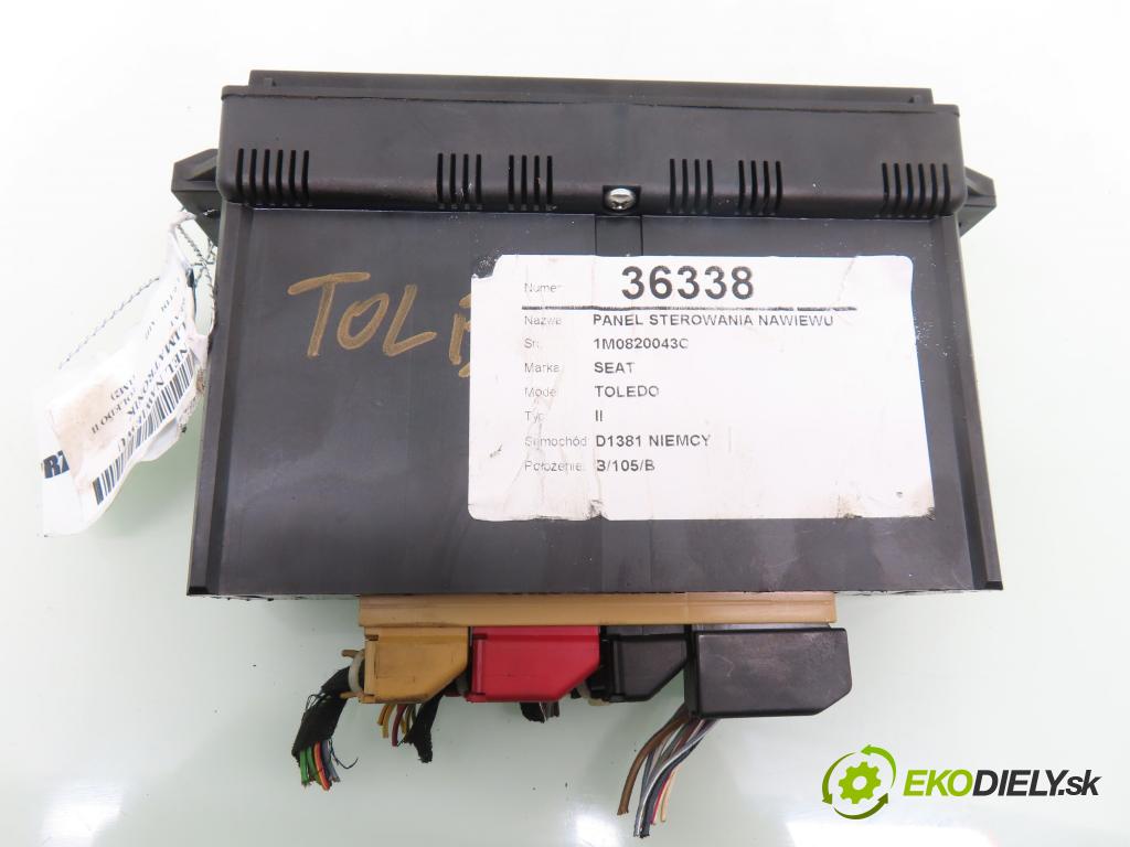 SEAT TOLEDO II (1M2) SEDAN 2000 81,00 1.9 TDI 110 - AHF 1896,00 Panel topení KLIMATRONIK 1M0820043C ; 5HB00797801