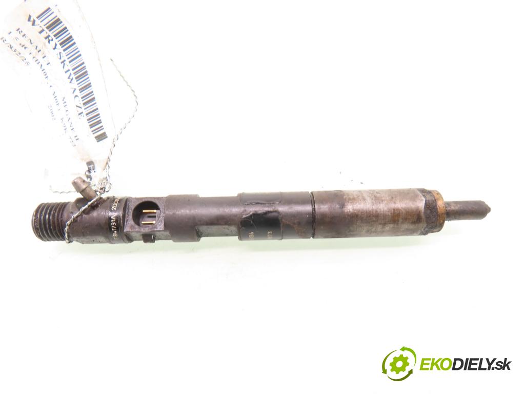 RENAULT MEGANE II (BM0/1_, CM0/1_) HB 2002 60,00 1.5 dCi 82 - K9K 722 1461,00 vstrekovač EJBR01801A ; 8200365186 ; 8200049873 (Vstrekovač paliva)