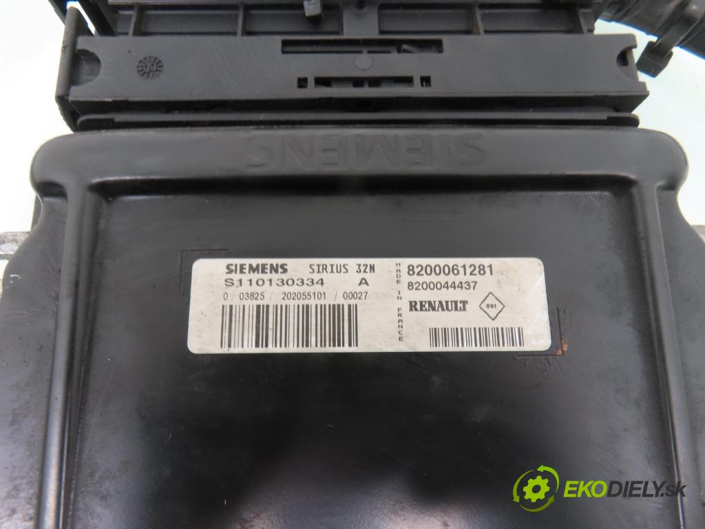 RENAULT CLIO II (BB_, CB_) HB 2000 55,00 1.4 (B/CB0C) - E7J 634 1390,00 spinačka / imobilizéra IMMO / Riadiaca jednotka S110130334A ; 8200061281 ; P8200031557