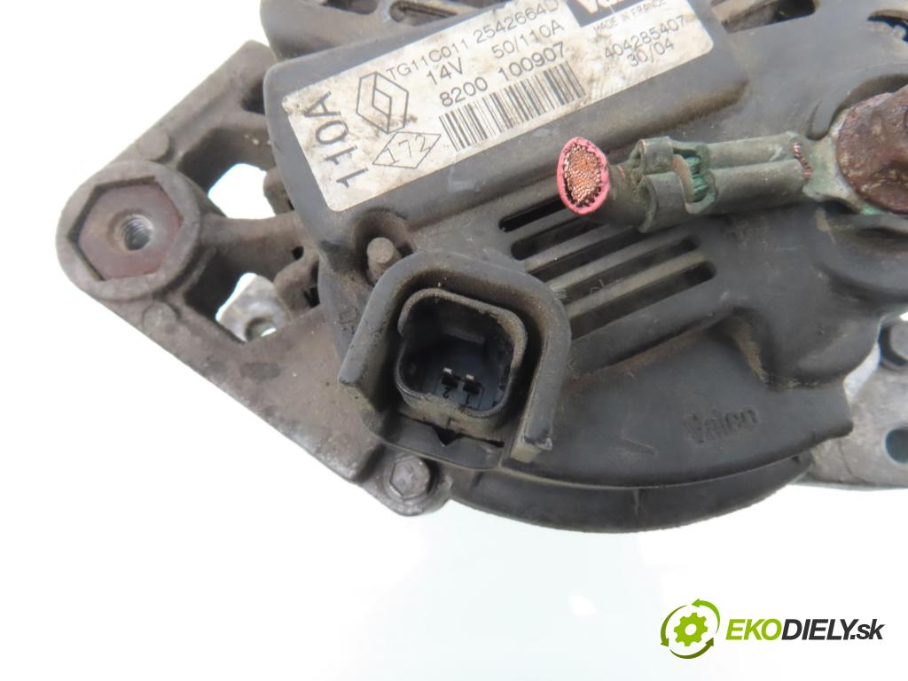 RENAULT MEGANE II (BM0/1_, CM0/1_) HB 2002 60,00 1.5 dCi 82 - K9K 722 1461,00 Alternátor 8200100907 (Alternátor)