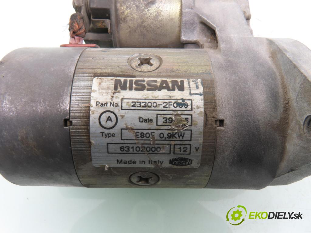 NISSAN PRIMERA (P11) LIFTBACK 2000 73,00 1.6 16V - GA16DE 1597,00 Štartér 233002F000 ; 63102000 (Štartér)