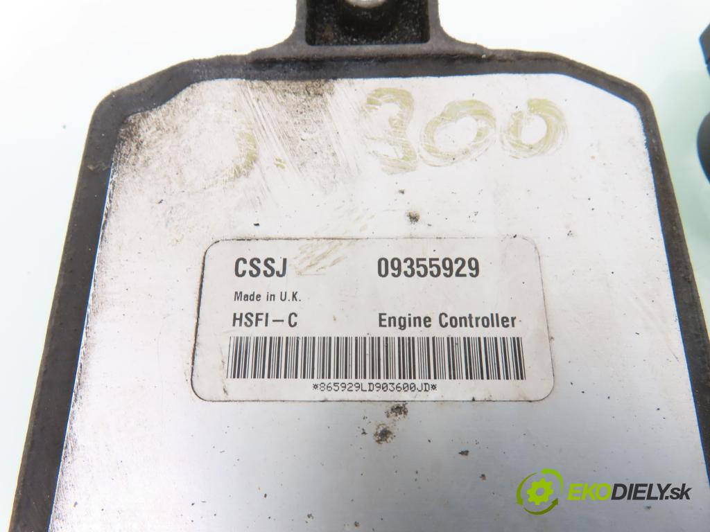 OPEL ASTRA G liftback (T98) HB 1999 74,00 1.6 16V - X 16 XEL 1598,00 spinačka / imobilizéra IMMO / Riadiaca jednotka 09355929