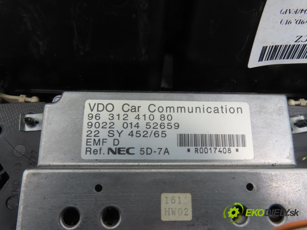 PEUGEOT 607 (9D, 9U) SEDAN 2001 98,00 2.2 HDI - 4HX (DW12TED4/FAP) 2179,00 ZOBRAZIT: 9631241080