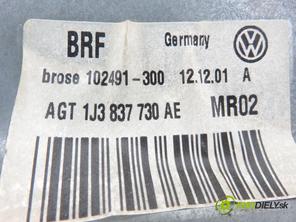 VW GOLF IV (1J1) HB 2001 96,00 1.9 TDI - ASZ 1896,00 mechanismus oken PPE 3D 1J3837730AE ; 1C1959802A