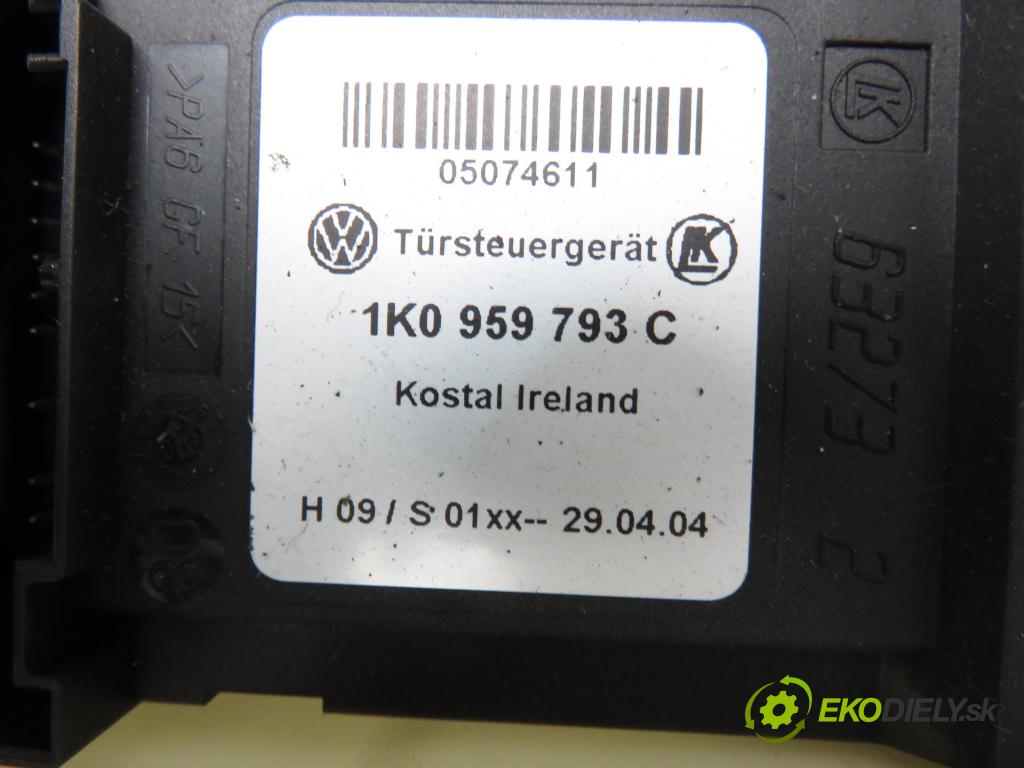 SEAT ALTEA (5P1) MINIVAN 2004 77,00 1.9 TDI PD 105 - BXE 1896,00 mechanismus oken 1K0959793C