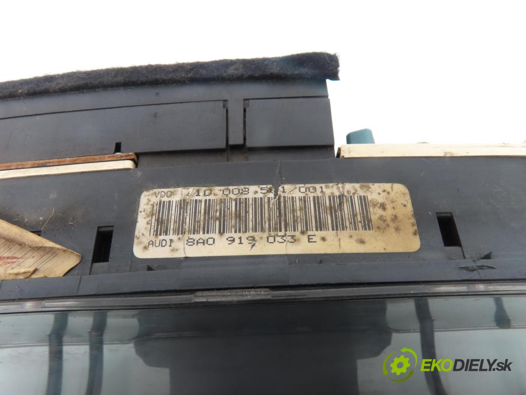 AUDI 80 (8C, B4) SEDAN 1992 55,00 1.9 TD - AAZ 1896,00 prístrojovka elektrický 8A0919033E